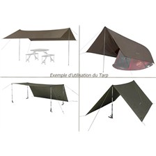 ABRI QUECHUA TARP KAKI