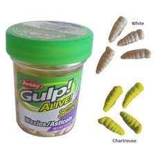APPAT BERKLEY GULP ALIVE WAVIES 1CM - POT DE 190
