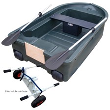 BARQUE DE PECHE SEAECO 215 EASY + AVIRONS