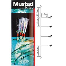 BAS DE LIGNE MER MUSTAD FLASH ARGENT T53