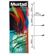 BAS DE LIGNE MER MUSTAD MORUE COLOREES T12