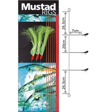 BAS DE LIGNE MER MUSTAD SABIKIS RAINBOW T31