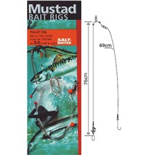 BAS DE LIGNE MER MUSTAD T48 2 HAMECONS CLIPSABLES