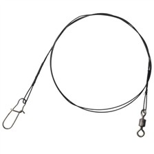 BAS DE LIGNE SERT X-TREND ACIER NOIR ROLLING AGRAFE - PACK DE 4