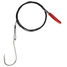 BAS DE LIGNE SERT X-TREND ACIER NOIR SPECIAL CONGRE HAMECON SIMPLE - PACK DE 3