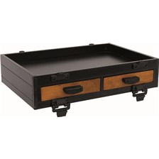 BLOC CASIER 2 TIROIRS FRONTAUX BOIS SENSAS