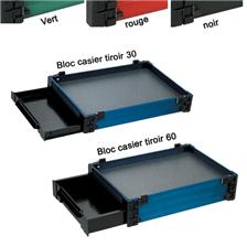 BLOC CASIER TIROIR ALU ANODISE RIVE F2