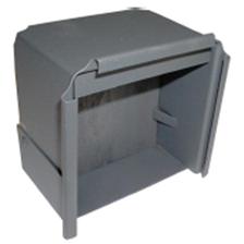 BOITE PORTE CIBLE 10x10 FOND PLAT