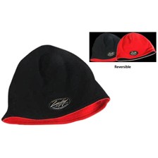 BONNET LUCKY CRAFT BEANIE BLACK AND RED