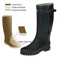 BOTTES CAOUTCHOUC CAMOSPORT ZIP