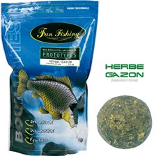 BOUILLETTES FUN FISHING HERBE GAZON PROTOTYPES