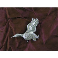 BROCHE ARGENT CELENTY CANARD