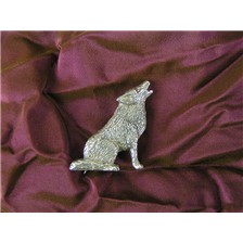 BROCHE ARGENT CELENTY LOUP