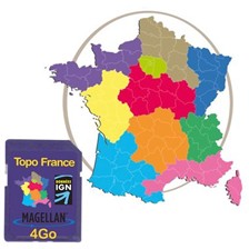 CARTE TOPOGRAPHIQUE MAGELLAN FRANCE ENTIERE IGN