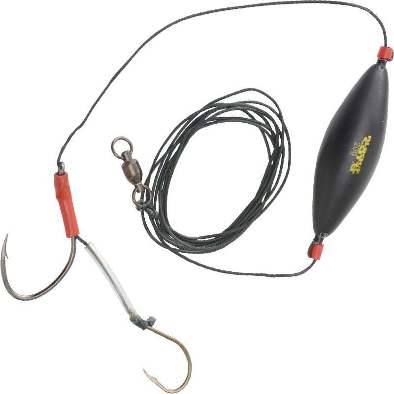 CATFISH RIG BLACK CAT HAIR RIG