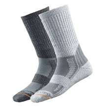 CHAUSSETTES QUECHUA FORCLAZ WARM BLANC ET NOIR