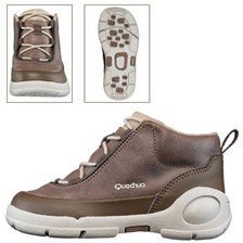 CHAUSSURES QUECHUA ARPENAZ CUIR BABY MARRON