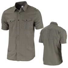 CHEMISE MANCHES COURTES QUECHUA ESCAPE 500 MC HOMME CARREAUX GRIS
