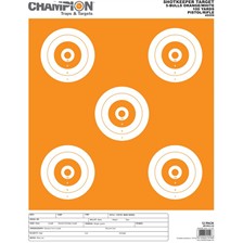 CIBLE PAPIER CHAMPION SHOTKEEPER 5 MIRES ORANGE/BLANC