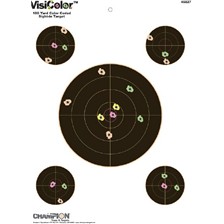 CIBLE PAPIER CHAMPION VISICOLOR 5 MIRES