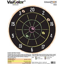 CIBLE PAPIER CHAMPION VISICOLOR CIBLE FLECHETTE