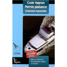 CODE VAGNON PERMIS PLAISANCE EXTENSION HAUTURIERE - LIVRE