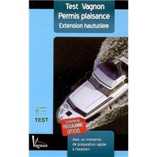 CODE VAGNON PERMIS PLAISANCE EXTENSION HAUTURIERE - TEST LIVRE