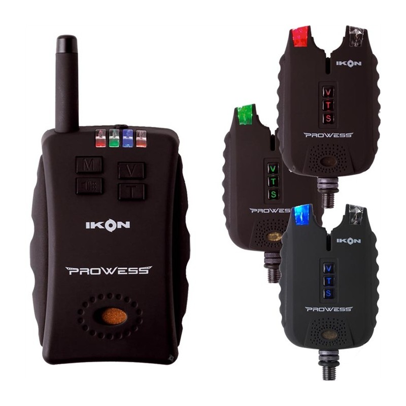 COFFRET 3 DETECTEURS + RECEPTEUR IKON PROWESS Coffret 3 détecteurs (rouge,vert,bleu) image