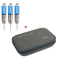 COFFRET ECUREUILS FOX 3 SPRING LOK BLEUS