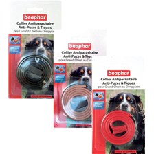 COLLIER ANTIPARASITAIRE ANTI-PUCE & TIQUE BEAPHAR GRAND CHIEN