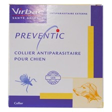 COLLIER ANTIPARASITAIRE CHIEN VIRBAC PREVENTIC
