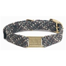 COLLIER CHIEN AVEC PLAQUE D'IDENTIFICATION MENDOTA