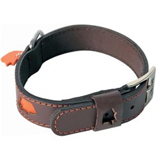 COLLIER CHIEN CUIR IMAGE HAPPY DOG
