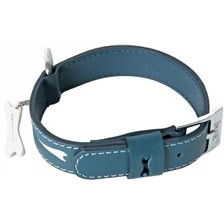 COLLIER CHIEN CUIR IMAGE OLIVIER
