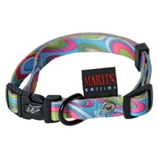COLLIER CHIEN REGLABLE NYLON MARTIN SELLIER SIXTIES