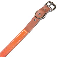 COLLIER CUIR CHIEN BULLY REFLECTO BR