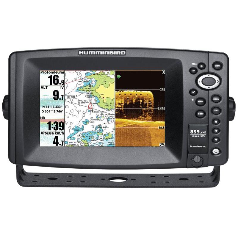 COLOR FISHFINDER / GPS HUMMINBIRD DOWN IMAGING FF859 DI WITH TRANSOM