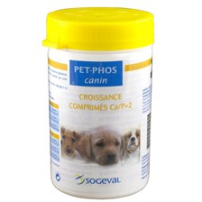 COMPLEMENT NUTRITIONNEL CHIEN SOGEVAL PET-PHOS CROISSANCE CA/P 2