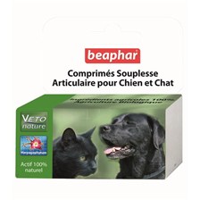COMPRIMES NATURELS CHIEN & CHAT BEAPHAR SOUPLESSE ARTICULAIRE VETONATURE