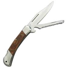 COUTEAU CHASSE POIGNEE BOIS BALZER 22CM