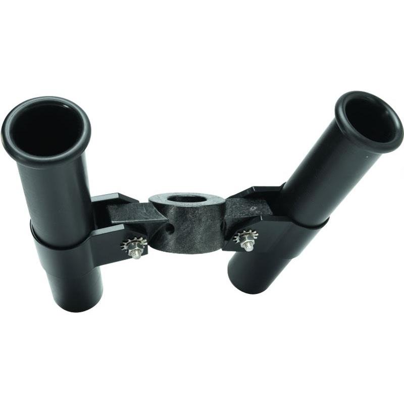 DOUBLE ROD HOLDER PLASTIC CANNON DOWRIGGER FRONT ASSEMBLY