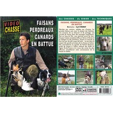 DVD FAISANS PERDREAUX CANARDS EN BATTUE