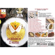 DVD LES POISSONS EN 12 RECETTES