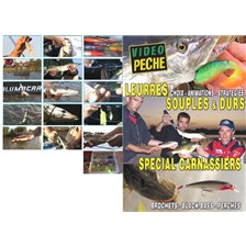 DVD - LEURRES SOUPLES & DURS SPÉCIALS CARNASSIER : BROCHETS - BLACK-BASS - PERCHES AVEC MATHIEU COURADEAU - PÊCHE DES CARNASSIERS - VIDÉO PÊCHE