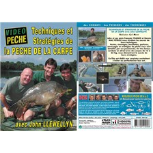 DVD TECHNIQUES ET STRATEGIES DE LA PECHE A LA CARPE AVEC JOHN LLEWELLYN
