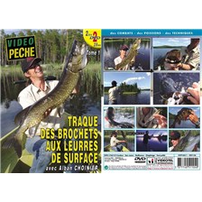 DVD TRAQUE DES BROCHETS AUX LEURRES DE SURFACE - LOT DE 2