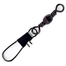 EMERILLON BARIL MUSTAD NOIR A AGRAFE INTERLOCK