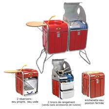 ENSEMBLE KITCHENETTE CUISSON ET LAVAGE YATOO AVEC SUPPORT