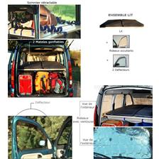 ENSEMBLE LIT AVEC RIDEAUX YATOO POUR VEHICULE OPEL