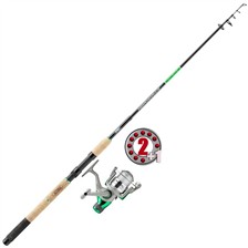 ENSEMBLE TRUITE TELESCOPIQUE MITCHELL PERFORMANCE EVO TELE SPIN GREEN